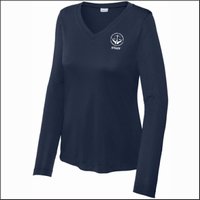 SSCS Staff Ladies Long Slv Dri-Fit V