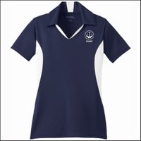 SSCS Staff Ladies Colorblock Polo