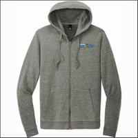 Streator Sparks Triblend Lightweight Full Zip Hoodie