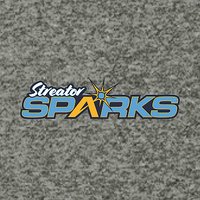 Streator Sparks Triblend Lightweight Full Zip Hoodie