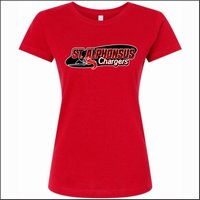 St Alphonsus Ladies Fine Jersey Tee - Des. A