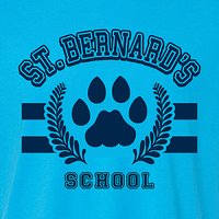 St Bernards School Soft Jersey Short Sleeve Tee - Des. A