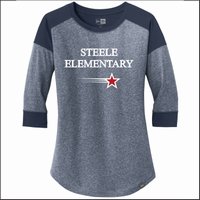 Steele Elem Ladies Raglan Tee