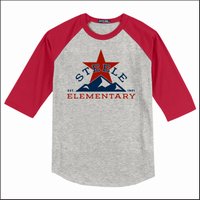 Steele Elem 3/4 Sleeve Baseball T-Shirt