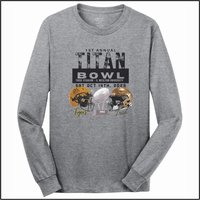 Titan Bowl Long Sleeve T-Shirt - Des. B