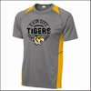 Twin City Tigers Colorblock Heather Performance Tee