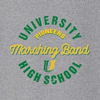 U-High Marching Band Hooded Sweatshirt