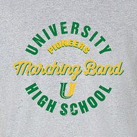 U-High Marching Band Short Sleeve T-shirt - Des. A