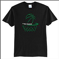 U-High Girls Basketball Short Sleeve T-shirt - Des. B