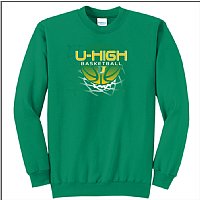 U-High Girls Basketball Crewneck Sweatshirt - Des. A