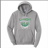 U-High Girls Basketball Hooded Sweatshirt - Des. A