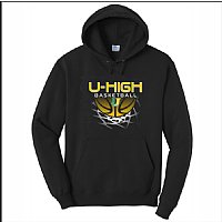 U-High Girls Basketball Hooded Sweatshirt - Des. A