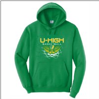 U-High Girls Basketball Hooded Sweatshirt - Des. A