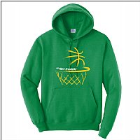 U-High Girls Basketball Hooded Sweatshirt - Des. B