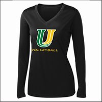 U-High Volleyball Ladies Long Slv Dri-Fit V