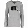 Unit 5 Ladies V-Notch Fleece Hoodie