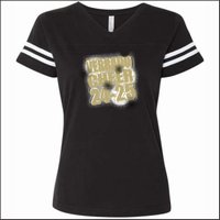 Verrado HS Cheer Ladies Vintage Football Tee