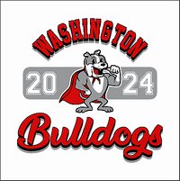 Washington Elem CA 3/4 Sleeve Baseball T-Shirt - Des. B