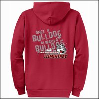 Washington Elem CA Full Zip Hooded Sweatshirt - Des. A