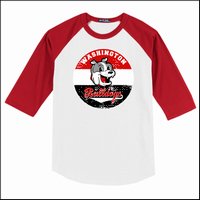 Washington Elem CA 3/4 Sleeve Baseball T-Shirt - Des. C