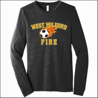 WM Fire Soccer Long Sleeve Tri-Blend Tee