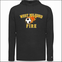 WM Fire Soccer Triblend Hooded Long Sleeve Tee