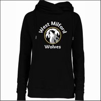 WM Wolves Soccer Ladies Funnel Neck Hoodie