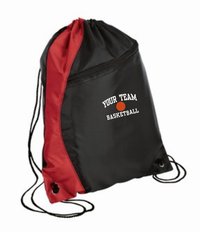 Your Team Black Red Cinch Pack